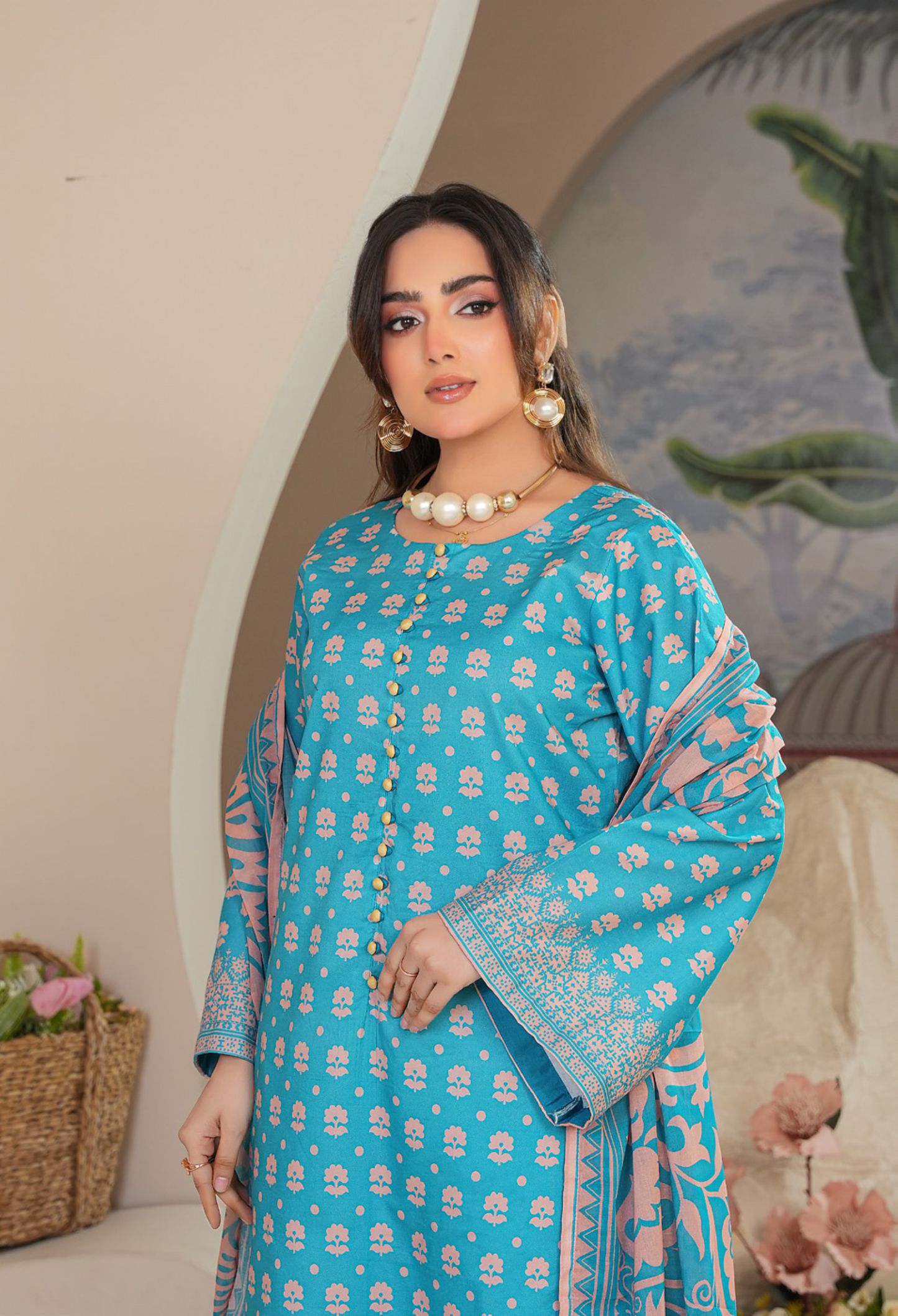 Madham By Lala Digital Printed Lawn 3PC