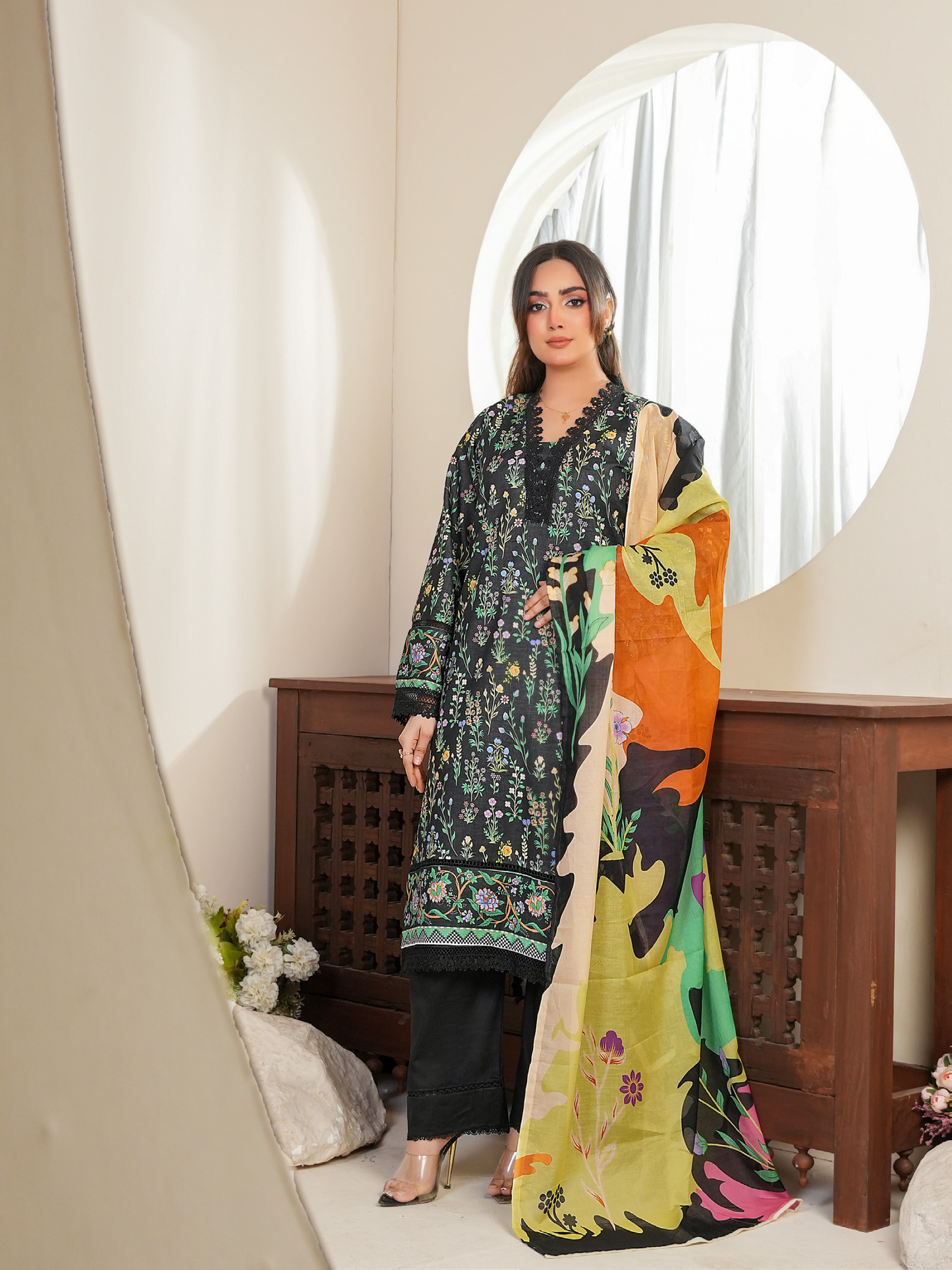 Madham By Lala Digital Printed Lawn 3PC