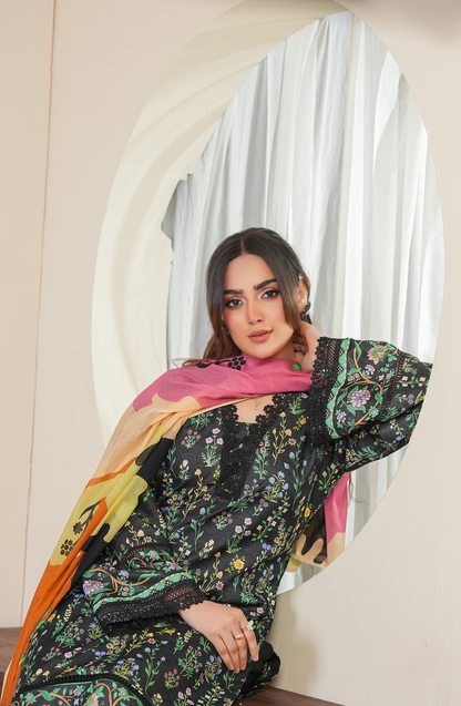 Madham By Lala Digital Printed Lawn 3PC
