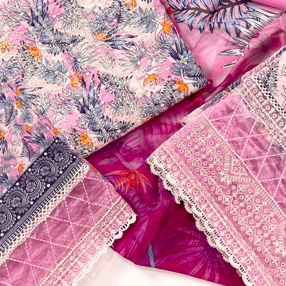 Fantak By Anaya Noor Heavy Emb Lawn 3PC