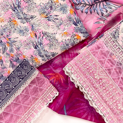 Fantak By Anaya Noor Heavy Emb Lawn 3PC