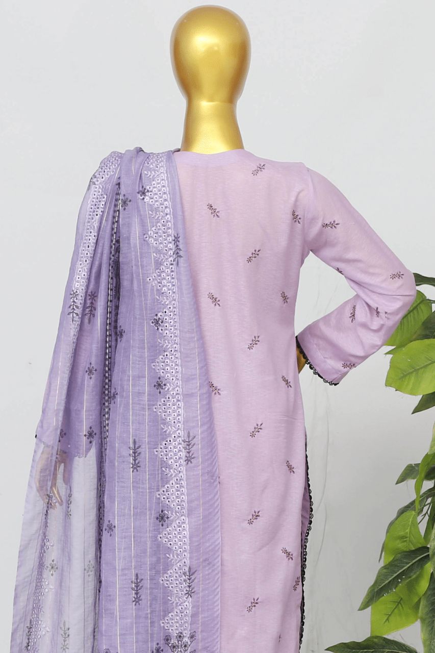 Mohagni By Anaya Noor Emb Karandi 3-PC