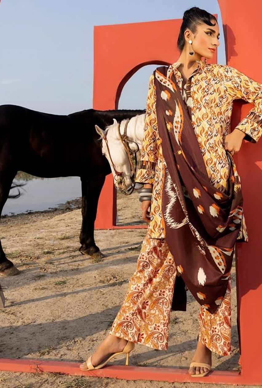 Parizad By Paltar Digital Printed Lawn 3PC