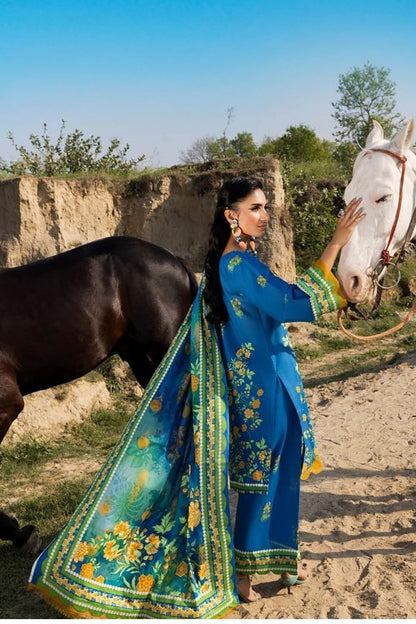Parizad By Paltar Digital Printed Lawn 3PC