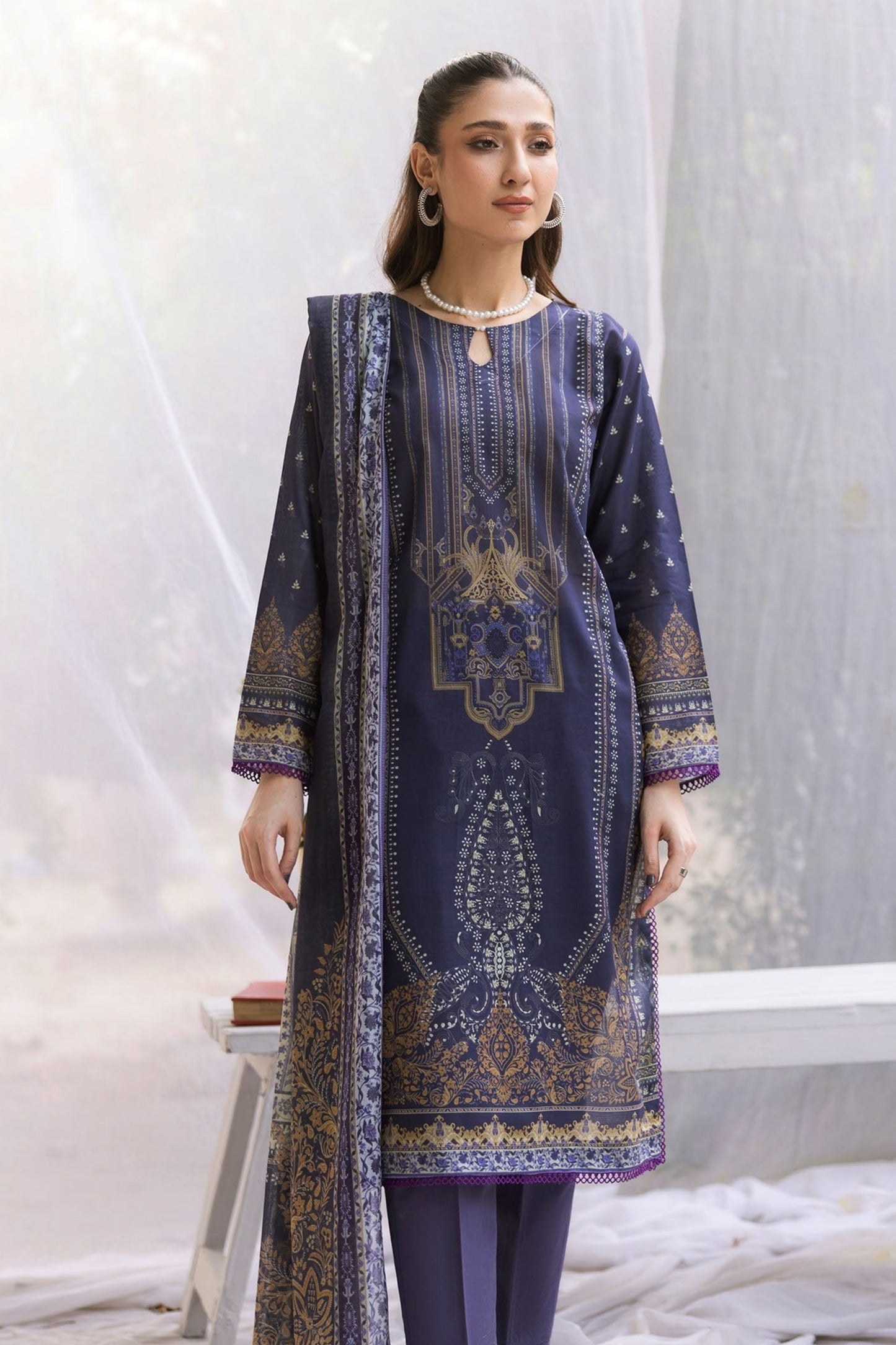 Motifz Desire Digital Printed Lawn 3PC
