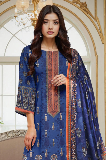 Flora By Zara Ali Printed Lawn 3PC