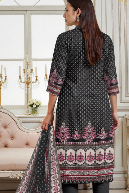 Flora By Zara Ali Printed Lawn 3PC