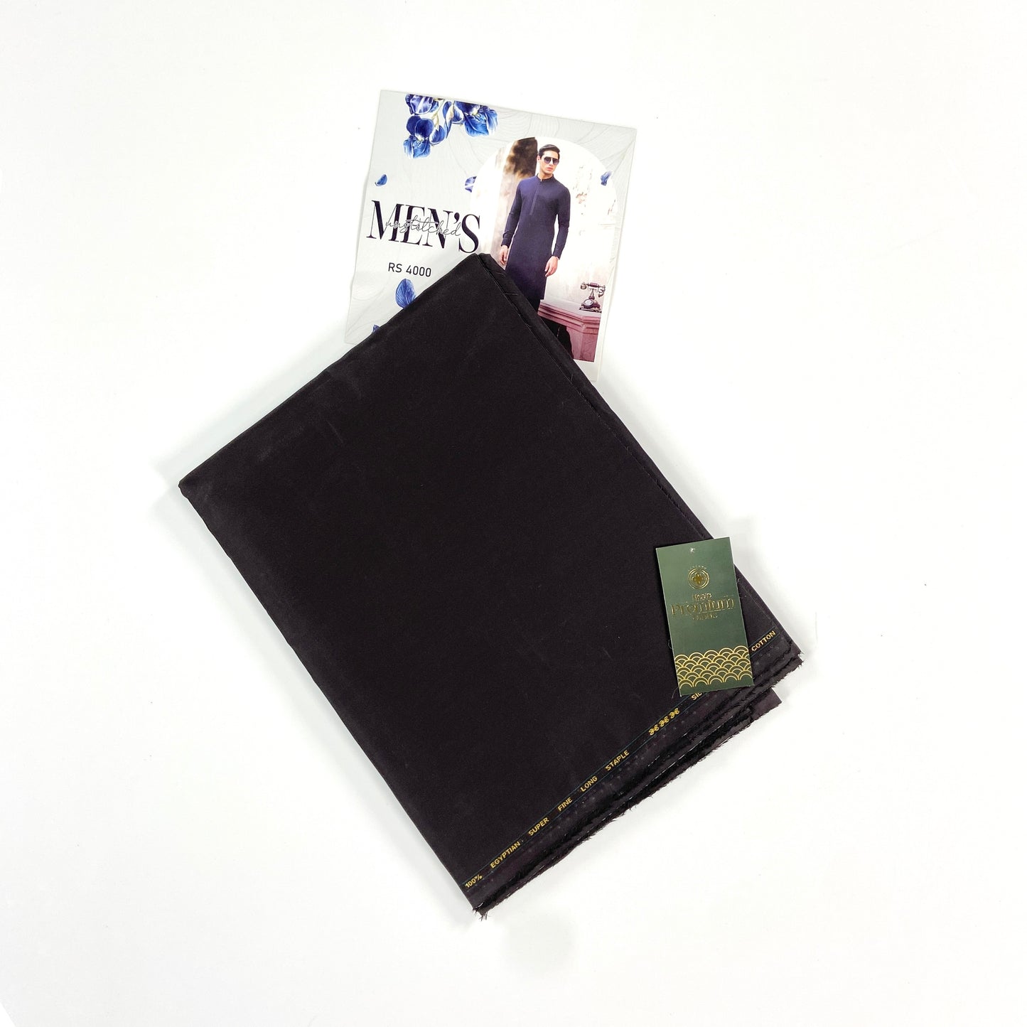 Taqwa Silver Storm Men’s Summer Cotton Unstitched Suit