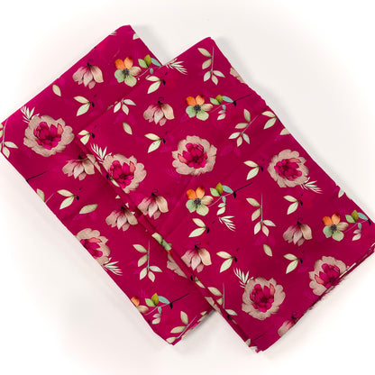 Anaya Noor Printed Bana Dora Slub Linen 2PC