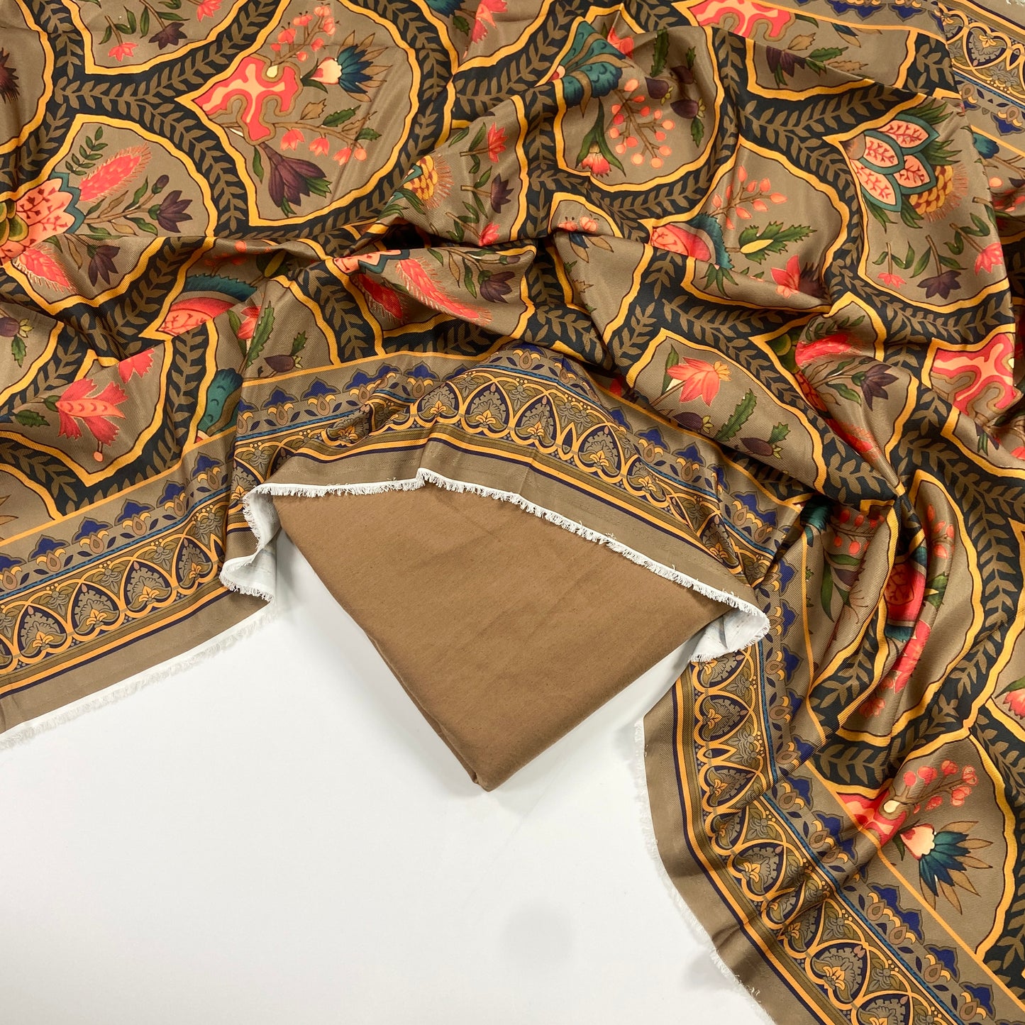 Maria B Karandi Dyed Matching Suit With Wool Shawl-3PC