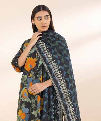 Sapphire Daily Printed Lawn 3PC