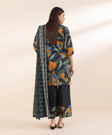 Sapphire Daily Printed Lawn 3PC