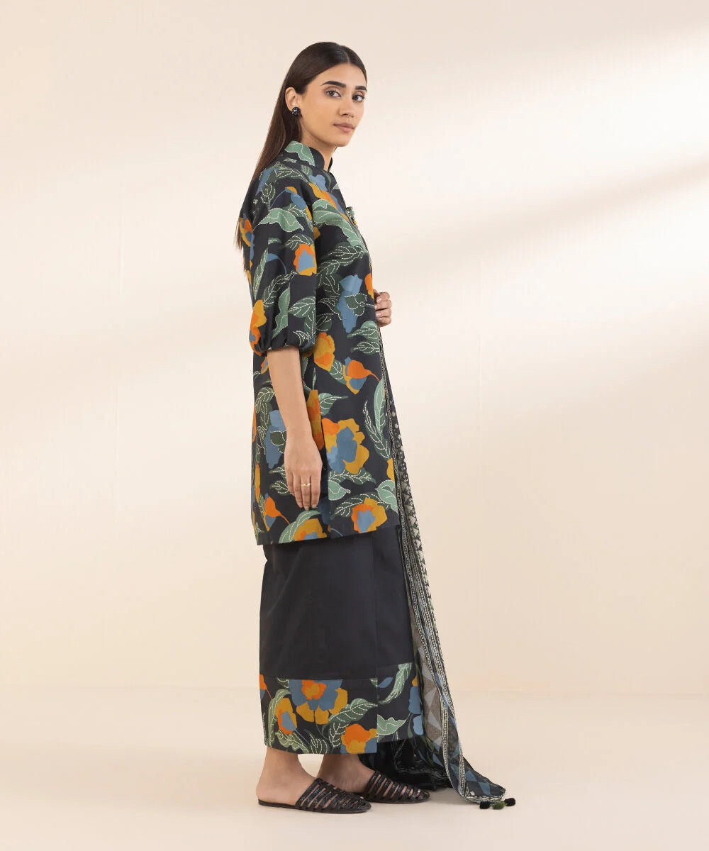 Sapphire Daily Printed Lawn 3PC
