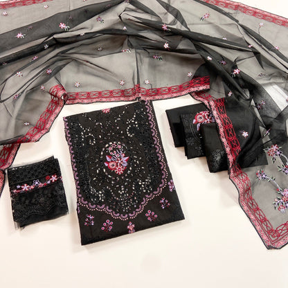 Bin Ilyas Luxury Embroidered Lawn 3PC