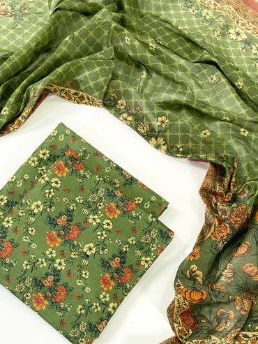 Bin Saeed Digital Printed Lawn 3PC