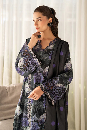 Baroque All Over Digital Printed Lawn 3PC