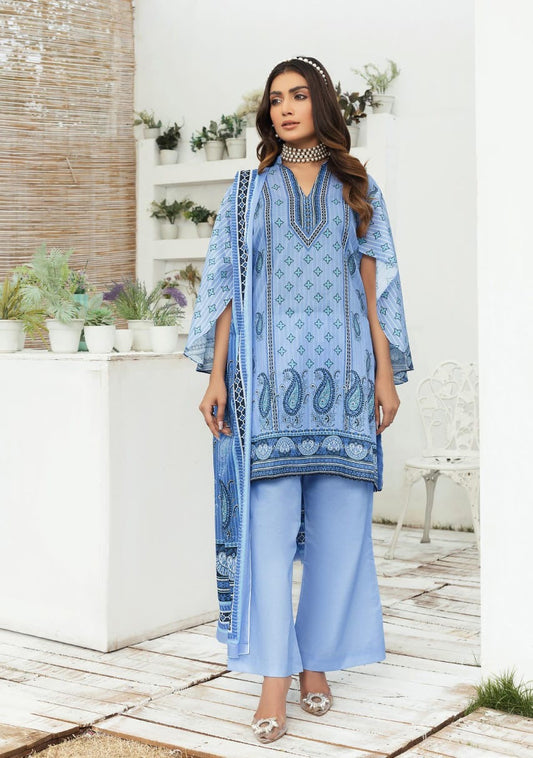 Safa Noor By Nigar Print Lawn 3-PC