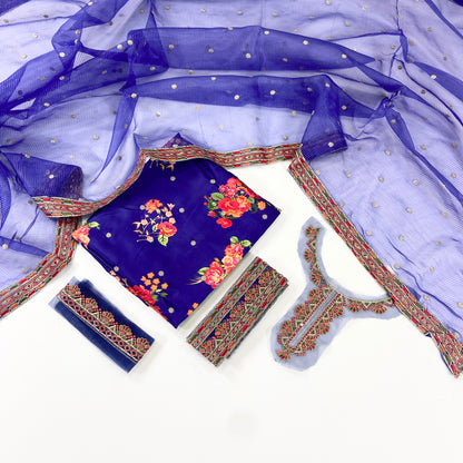 Charizma Luxury Silk With Embroidered 3PC