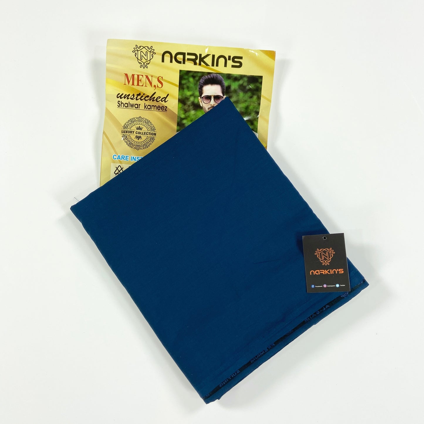 Narkins Men’s Summer Wash&Wear Suit – Unstitched