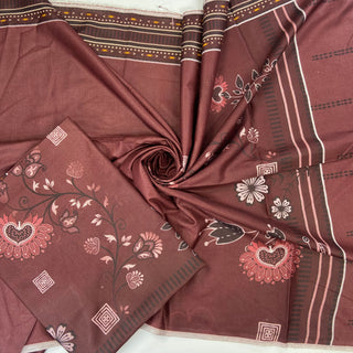 Digital Printed Wool Dhanak-Shirt