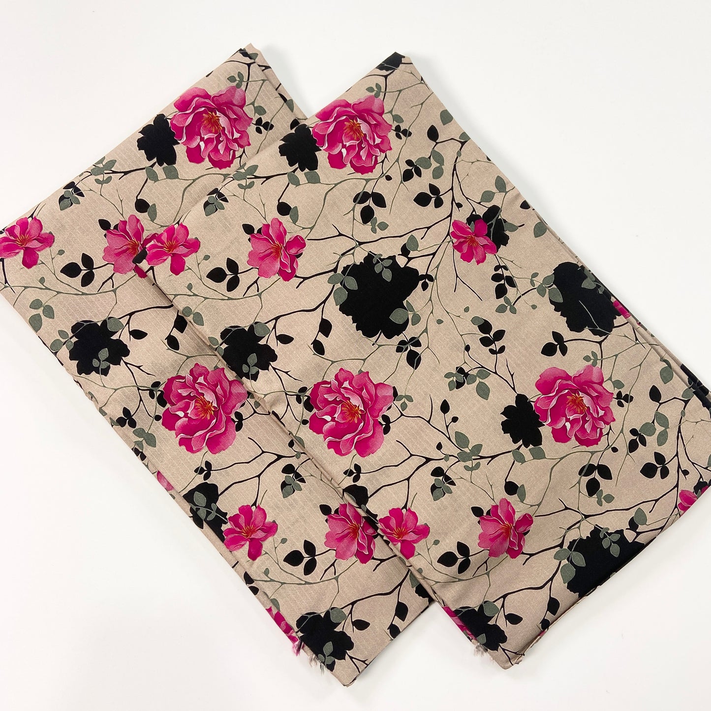 Anaya Noor Printed Bana Dora Slub Linen 2PC