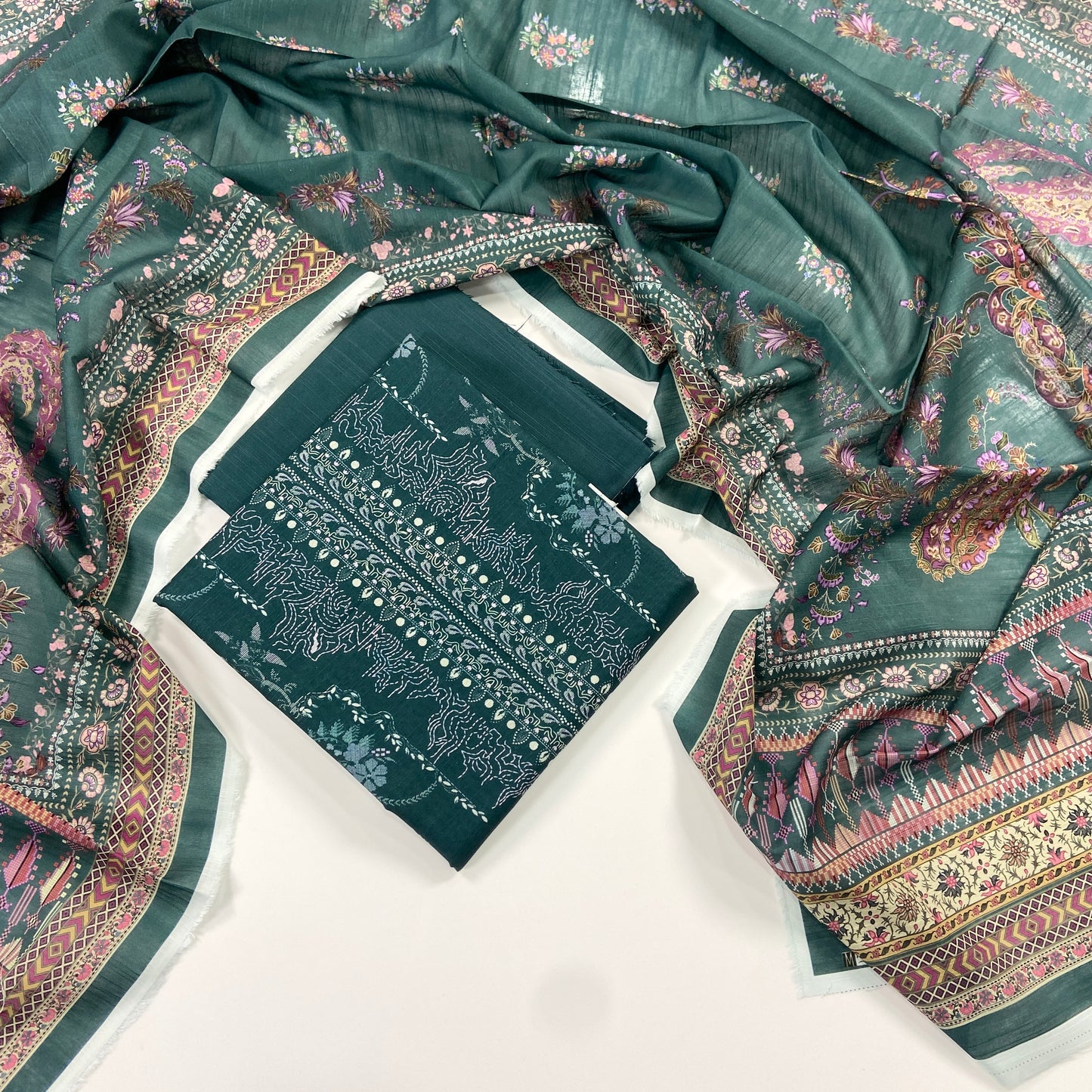 Mausummery Digital Printed Khaddar 3PC