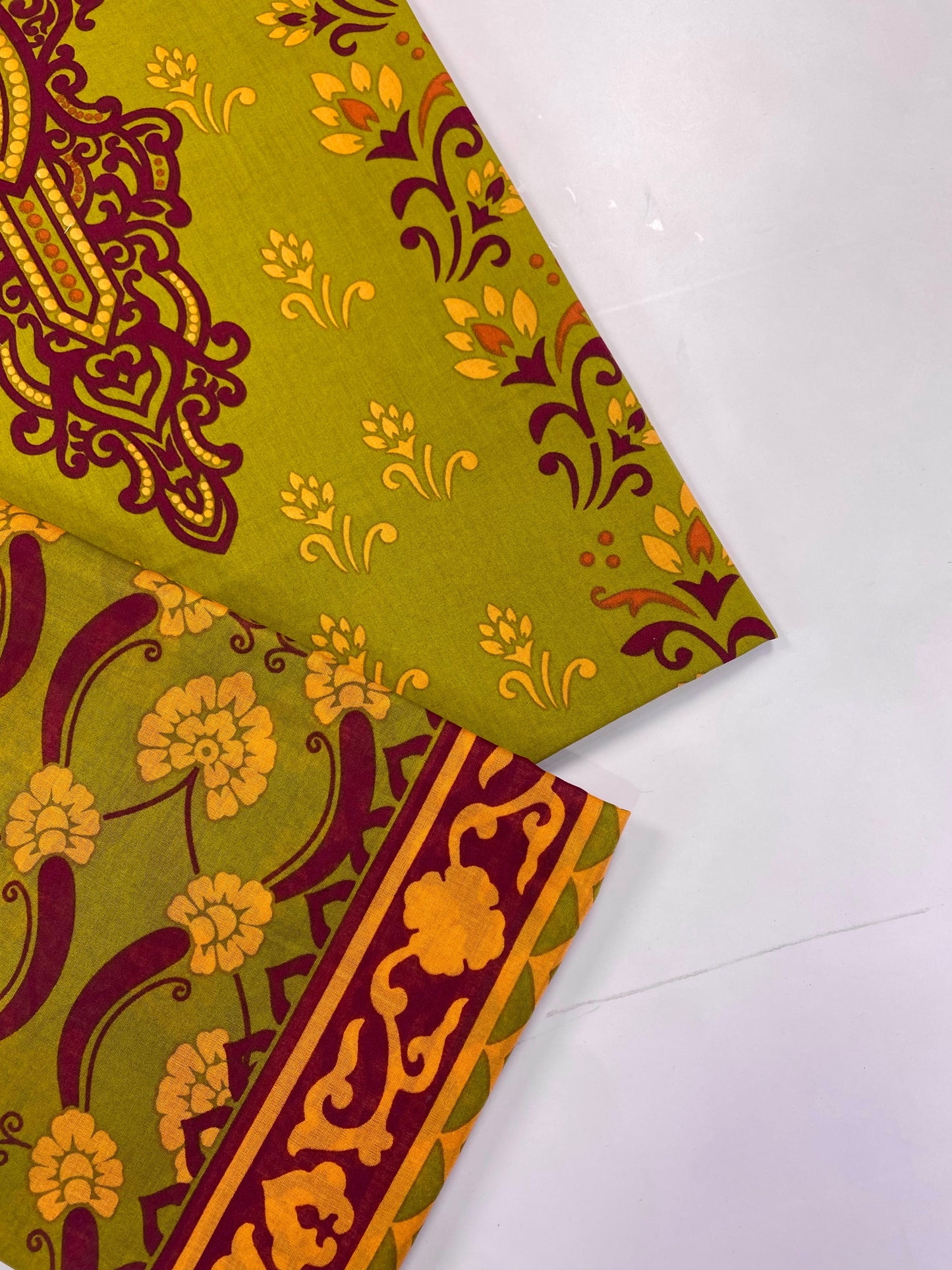Asim Jofa Printed Shirt & Dupatta 2-PC