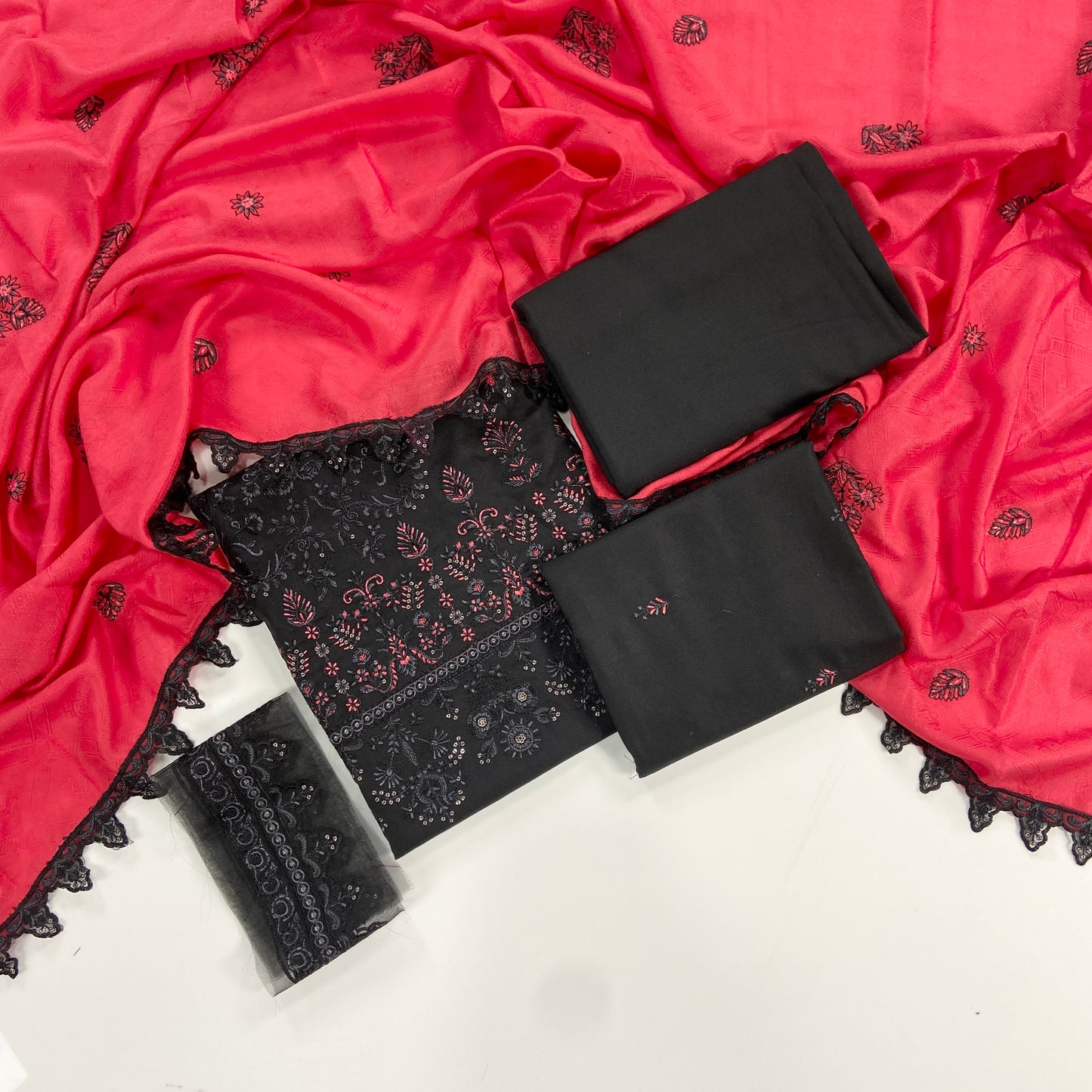 Maria B Luxury Embroidered Dhanak 3PC