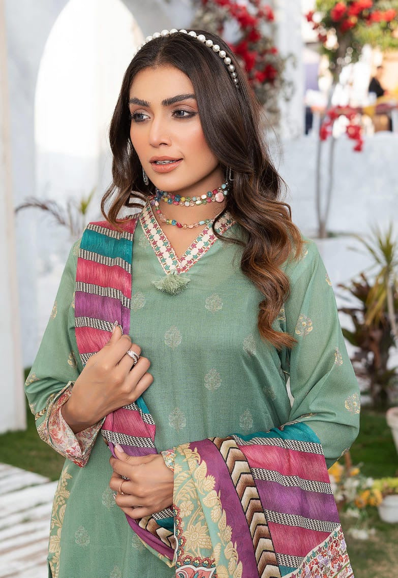 Safa Noor By Nigar Print Lawn 3-PC