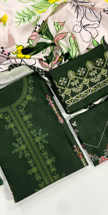 Zara Shahjahan Luxury Emb Dhanak-3PC