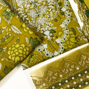 Maria B Embroidered Luxury Lawn 3-PC