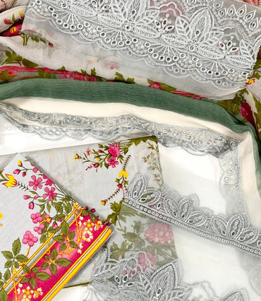 Maria B Emb Luxury Lawn 3PC