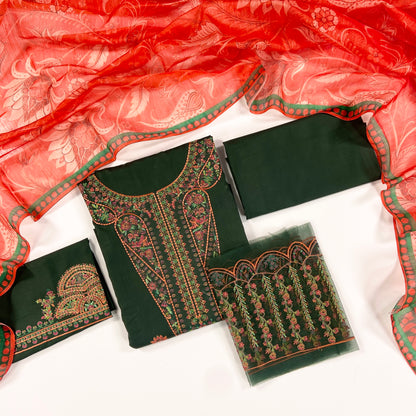 Hussain Rehar Embroidered Lawn 3PC