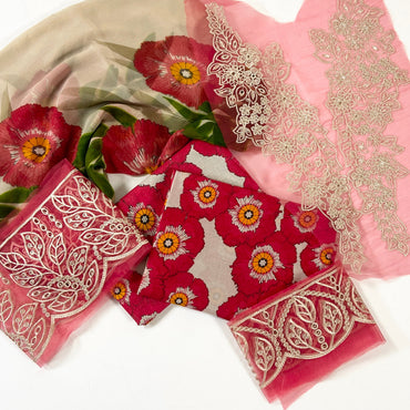 Maria B Emb Luxury Lawn 3PC