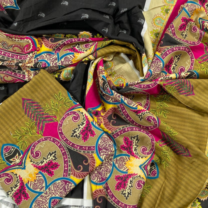 Nishat Digital Printed Khaddar Shirt-1PC