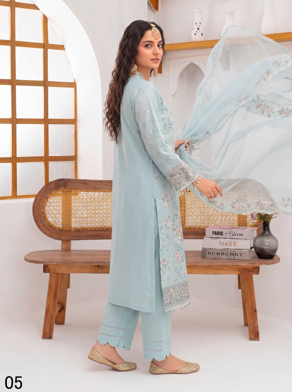 Mirari Lawn Embroidered Chikankari 3PC