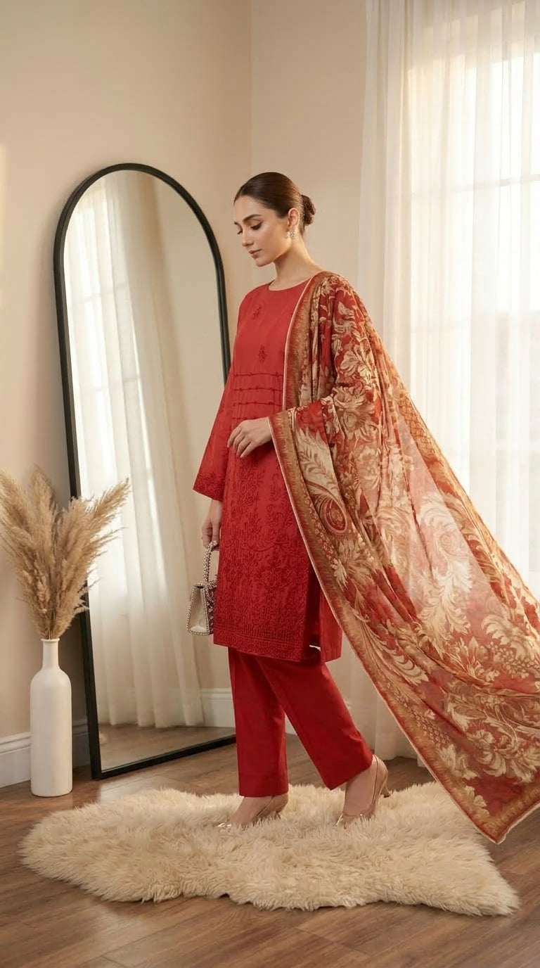 Dream Stone By Anaya Noor Full Heavy Emb Viscose 3PC