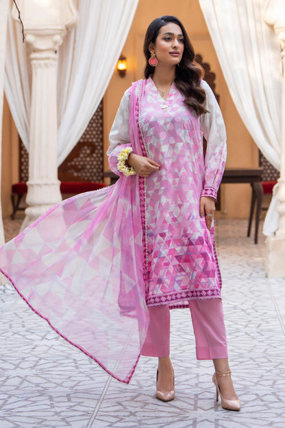 Rajahs Digital Printed Lawn 3PC