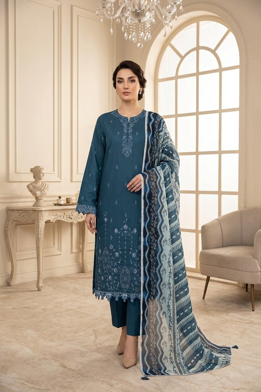 Florent By Anaya Noor Embroidered 3PC