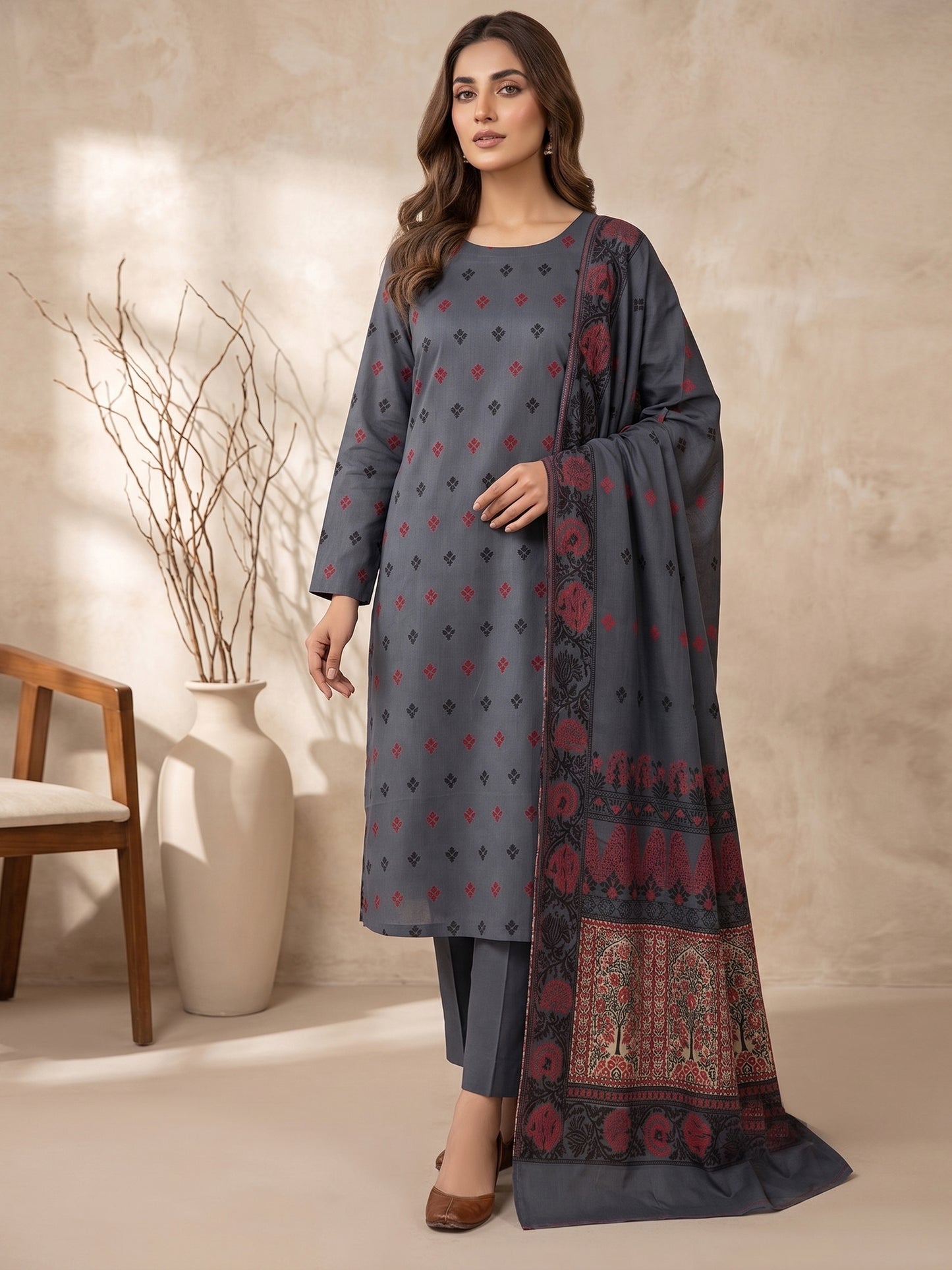 Cross Stitch Premium Printed Viscose 3PC