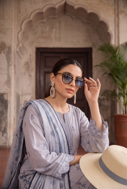 Kehkashan By Anaya Noor Fully Emb Viscose 3PC