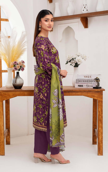 Mehar By Fiza Noor Printed Khaddar 3PC