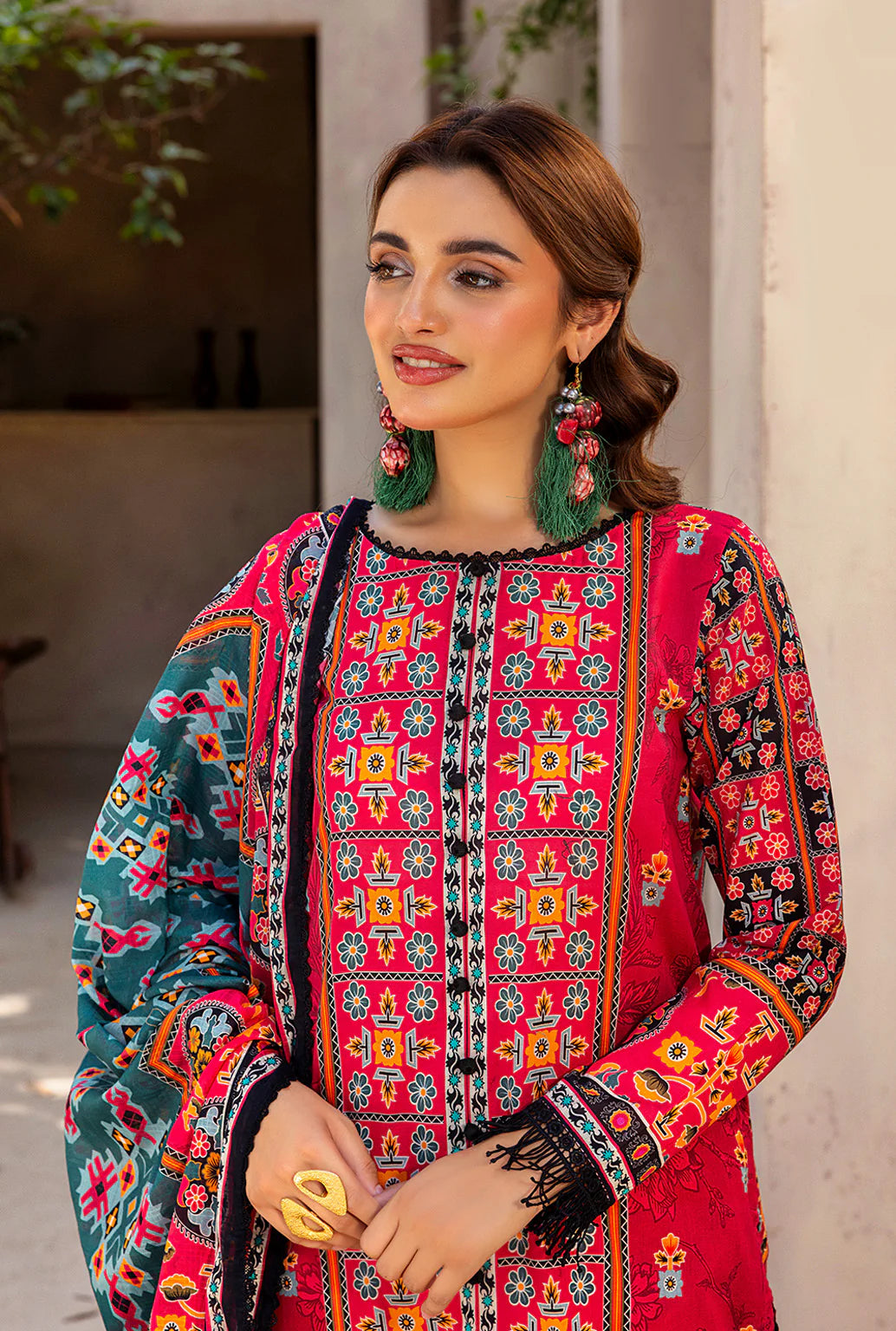 Naqsh Luxury Printed Lawn 3-PC