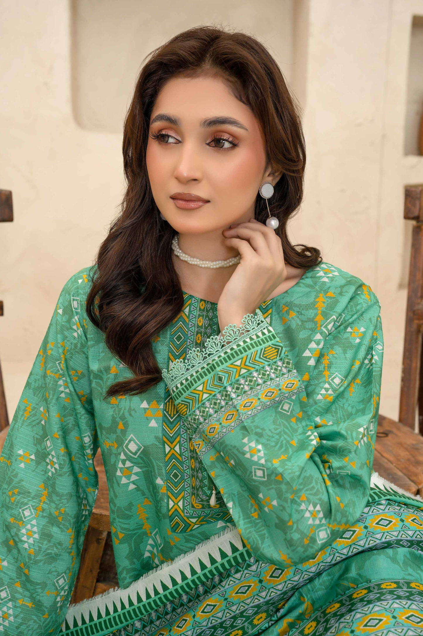 Esha Eshal by Bin Ilyas Premium Printed Viscose 3PC
