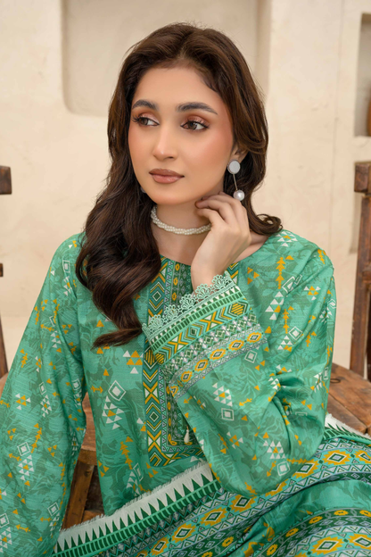 Esha Eshal by Bin Ilyas Premium Printed Viscose 3PC