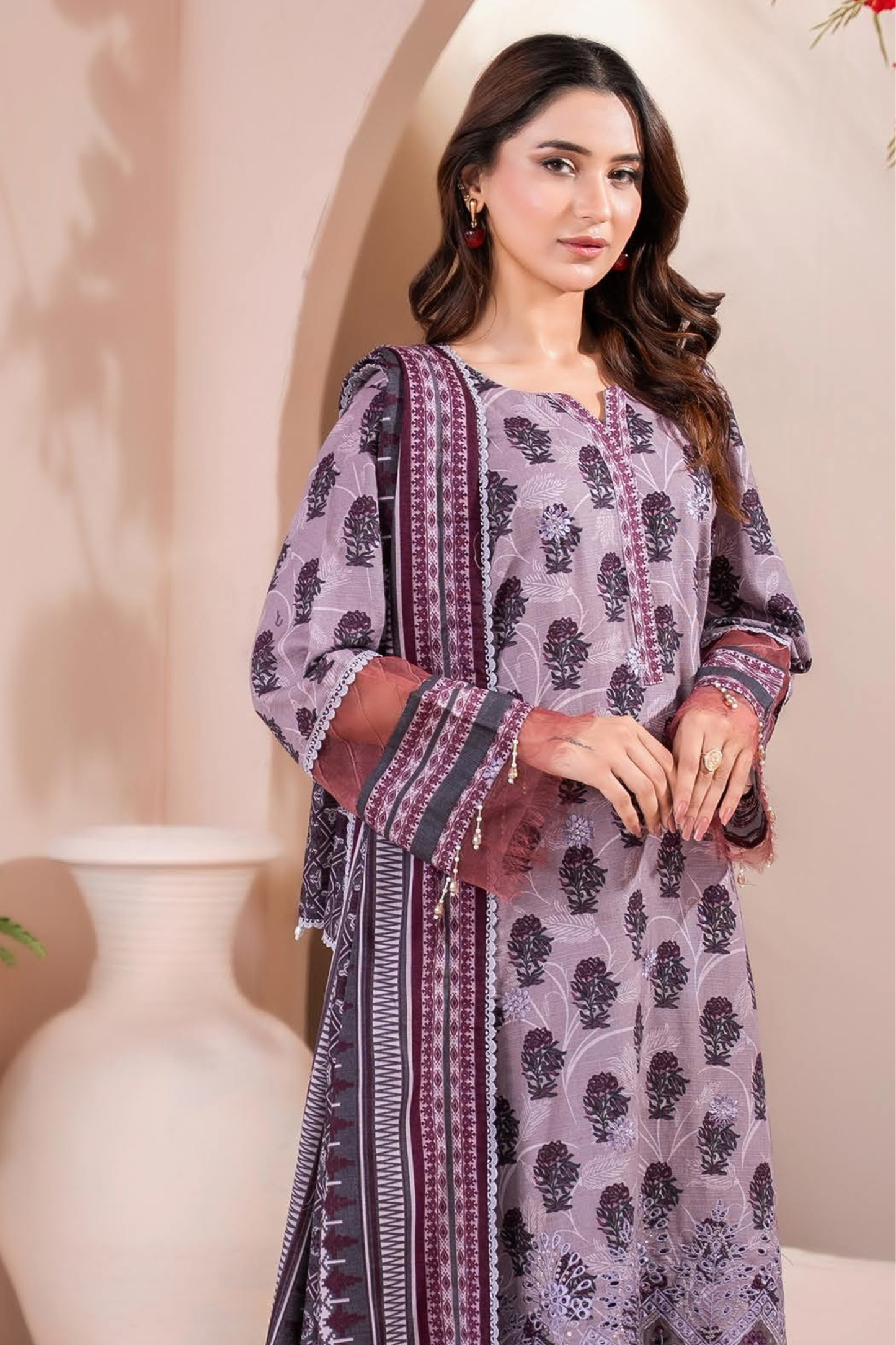 Zesh Airjet Full Embroidered Khaddar 3PC