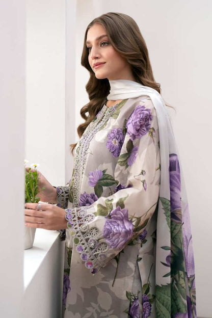 Baroque allover Printed Lawn 2-PC