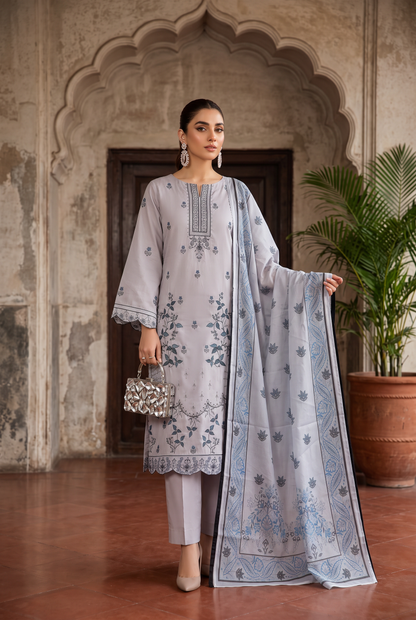 Kehkashan By Anaya Noor Fully Emb Viscose 3PC