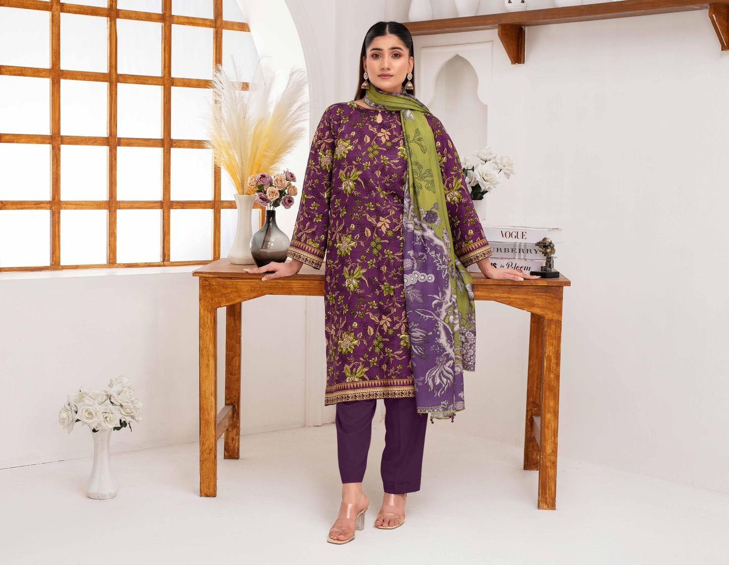 Mehar By Fiza Noor Printed Khaddar 3PC