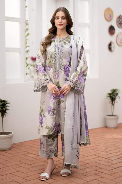 Baroque allover Printed Lawn 2-PC